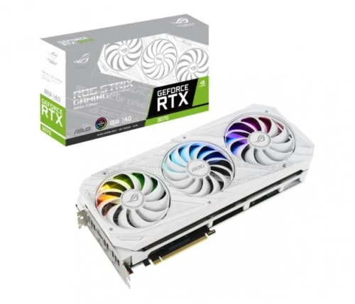 Karta graficzna Asus ROG Strix GeForce RTX 3070 Gaming White 8GB GDDR6