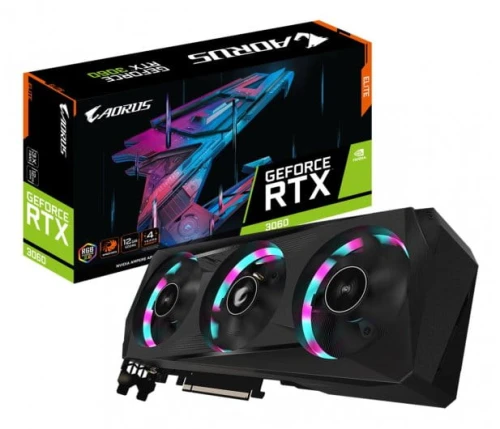 Karta graficzna Gigabyte Aorus GeForce RTX 3060 Elite 12GB GDDR6