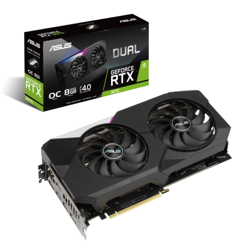 Karta graficzna Asus Dual GeForce RTX™️ 3070 V2 OC edition 8GB GDDR6 LHR