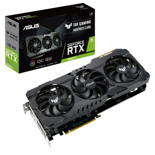 Karta graficzna Asus TUF Gaming GeForce RTX™ 3060 Ti V2 OC Edition 8GB GDDR6 LHR