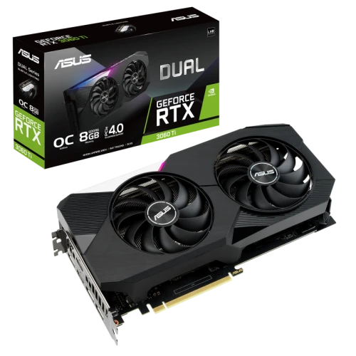 Karta graficzna Asus Dual GeForce RTX™️ 3060 Ti V2 OC edition 8GB GDDR6 LHR