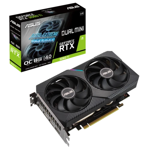 Karta graficzna Asus Dual GeForce RTX™ 3060 Ti V2 MINI OC edition 8GB GDDR6 LHR