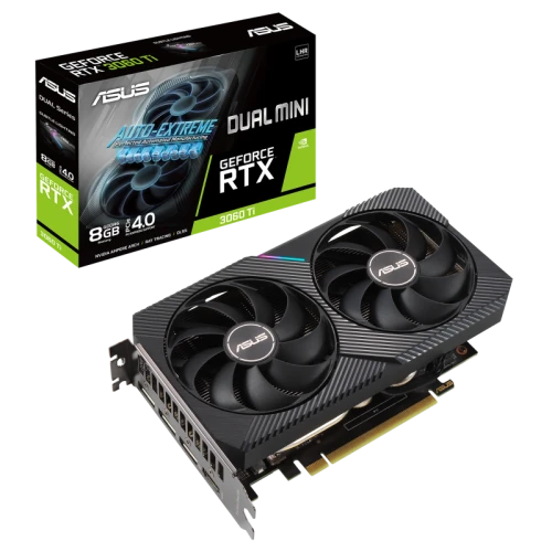 Karta graficzna Asus Dual GeForce RTX™ 3060 Ti V2 MINI 8GB GDDR6 LHR