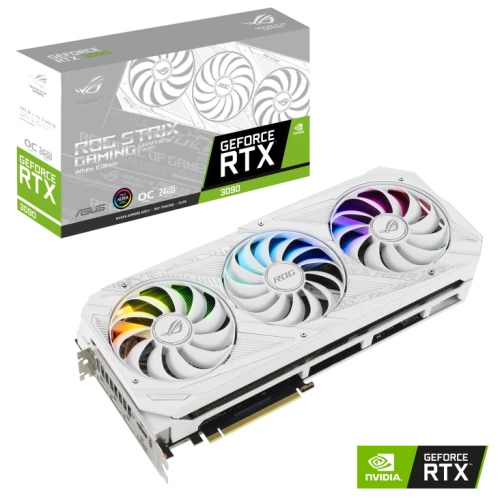 Karta graficzna Asus ROG Strix GeForce RTX™ 3090 White OC Edition 24GB GDDR6X