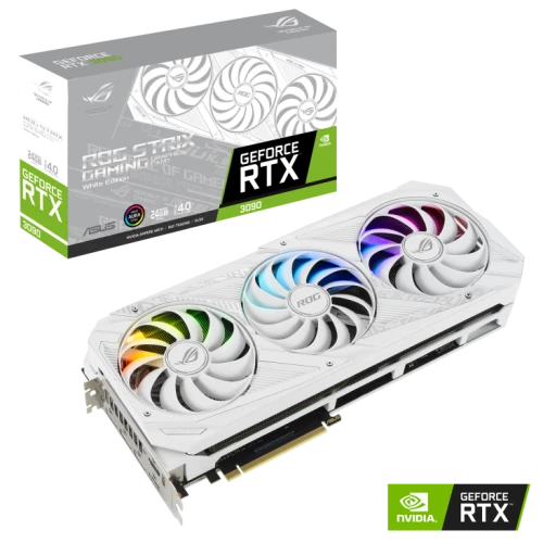 Karta graficzna Asus ROG Strix GeForce RTX™ 3090 White Edition 24GB GDDR6X