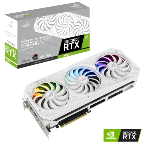 Karta graficzna Asus ROG Strix GeForce RTX™ 3080 White Edition 10GB GDDR6X