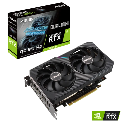 Karta graficzna Asus Dual GeForce RTX™️ 3060 Ti MINI OC edition 8GB GDDR6