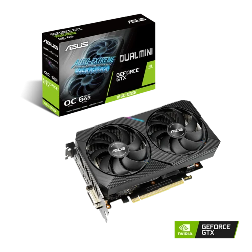 Karta graficzna Asus DUAL GeForce® GTX 1660 Super MINI OC edition 6GB GDDR6