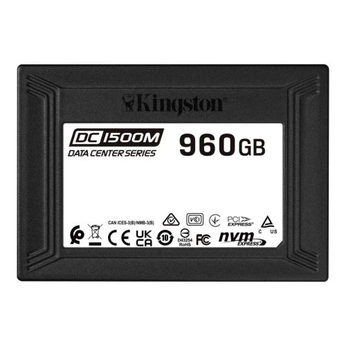 Dysk SSD Kingston DC1500M 960GB U.2 NVMe 3100/1700 MB/s