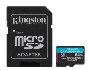 Kingston Canvas Go! Plus MicroSDXC 64 GB Class 10 UHS-I/U3 A2 V30