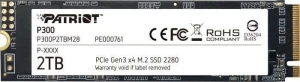 Patriot P300 2TB M.2 2280 PCI-E x4 Gen3 NVMe
