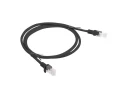 Kabel sieciowy Lan Rj45 Patchcord KAT.6 UTP 1M CZARNY