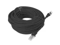 Kabel sieciowy Lan Rj45 Patchcord KAT.6 UTP 20M CZARNY