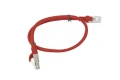 Kabel sieciowy Lan Rj45 Patchcord 5E UTP 0,5M CZERWONY