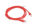 Kabel sieciowy Lan Rj45 Patchcord 5E UTP 2M CZERWONY