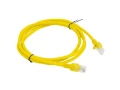 Kabel sieciowy Lan Rj45 Patchcord 5E UTP 2M ŻÓŁTY