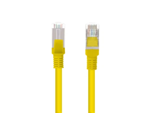 Kabel sieciowy Lan Rj45 Patchcord 5E FTP 1M ŻÓŁTY