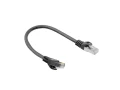 Kabel sieciowy Lan Rj45 Patchcord 5E FTP 0,25M CZARNY