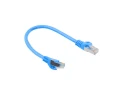 Kabel sieciowy Lan Rj45 Patchcord KAT.6 FTP POE 0,25M NIEBIESKI