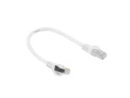 Kabel sieciowy Lan Rj45 Patchcord KAT.6 FTP POE 0,25M BIAŁY