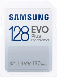 Samsung EVO Plus 2021 SDXC 128 GB Class 10 UHS-I/U3 V30