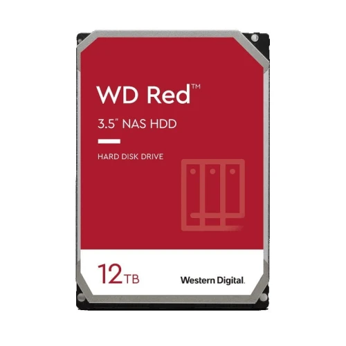Dysk HDD Western Digital Red Plus 12TB 3,5 cala CMR 256MB/5400RPM Class