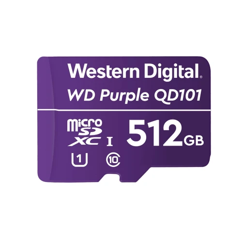 Karta pamięci Western Digital Purple microSDXC WDD512G1P0C 512 GB Class 10 Class U1