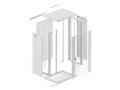 Szafa RACK Lanberg Wisząca 19" 22U WF01-6422-10S