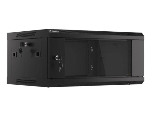 Szafa RACK Lanberg Wisząca 19" 4U WF01-6404-10B