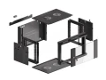 Szafa RACK Lanberg Wisząca 19" 6U WFFA-5406-10B