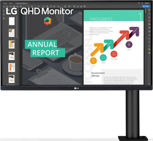Monitor 27 cali LG QHD Ergo IPS 27QN880-B