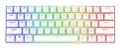 Klawiatura KRUX Neo PRO White RGB Wireless Gateron Yellow