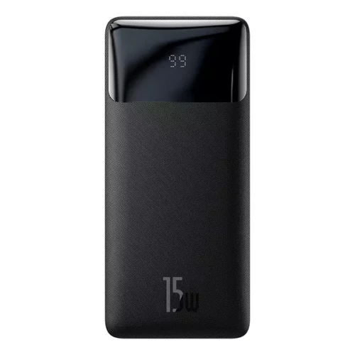 Baseus Powerbank Bipow 10000mAh, 2xUSB, USB-C, 15W (PPDML-I01) Czarny