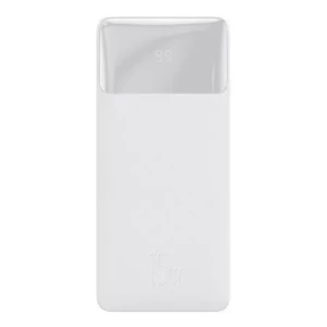 Baseus Powerbank Bipow 10000mAh, 2xUSB, USB-C, 15W (PPDML-I02) Biały