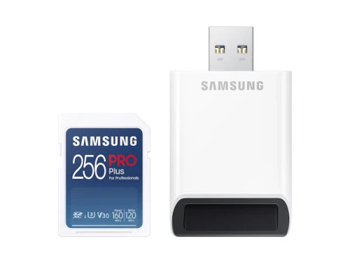 Samsung SD MB-SD256KB/EU 256GB PRO Plus + czytnik