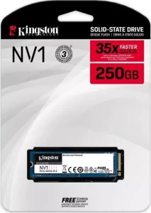 Kingston SNVS 250GB NV1 M.2 2280 PCI-E x4 Gen3 NVMe SSD