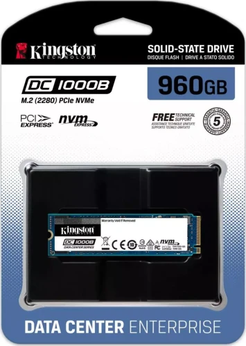 Kingston SEDC1000BM8 960GB M.2 2280 Enterprise NVMe SSD