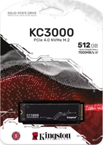 Kingston KC3000 512GB M.2 2280 PCI-E x4 Gen4 NVMe