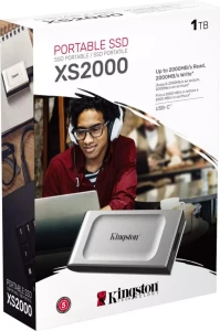 Kingston XS2000 1TB Czarno-srebrny