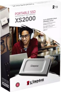 Kingston XS2000 2TB Czarno-srebrny