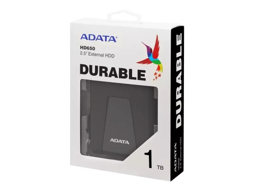 ADATA AHD650-1TU31-CBK 1TB 2.5 HDD USB 3.0 Wstrząsoodporny