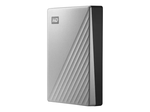 WD My Passport Ultra for Mac 2.5 2 TB USB 3.1 Srebrny WDBKYJ0020BSL-WESN