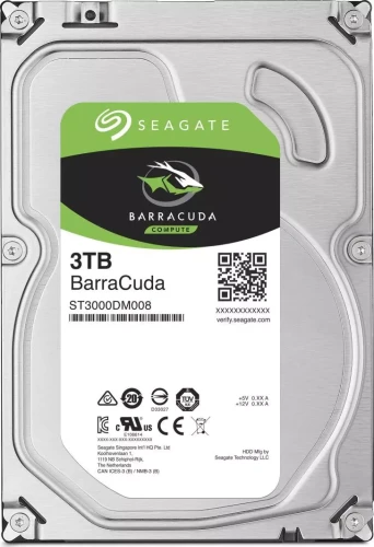 SEAGATE Desktop Barracuda 5400 3TB HDD 5400rpm SATA serial ATA 6Gb/s NCQ 256MB cache 89cm 3.5 inch BLK single pack