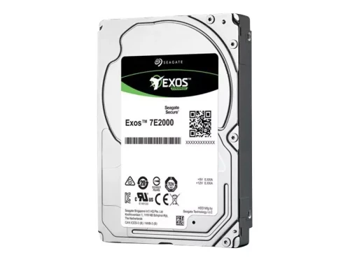 SEAGATE EXOS 7E2000 Enterprise Capacity 2.5 1TB HDD SED 512Emulation 128MB 6.4cm 2.5inch SAS 12Gb/s 24x7 Dauerbetrieb BLK
