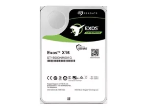 SEAGATE EXOS X16 SATA SED 14TB Helium 256MB cache 512e/4kn Fast Format BLK