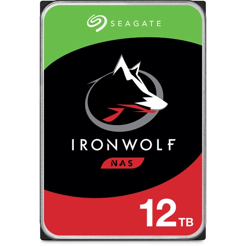 SEAGATE IronWolf 12TB 7200rpm SATA III 3.5inch Internal NAS HDD Retail SinglePack