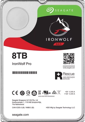 SEAGATE Ironwolf PRO 8000 8TB 7200rpm SATA III 3.5inch NAS HDD Retail SinglePack