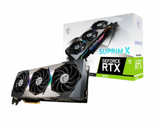 MSI GeForce RTX 3070 SUPRIM X LHR 8GB GDDR6