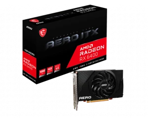 MSI Radeon RX 6400 Aero ITX 4GB GDDR6
