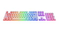 SPC Gear KC104 Pudding DBL Shot PBT Onyx White